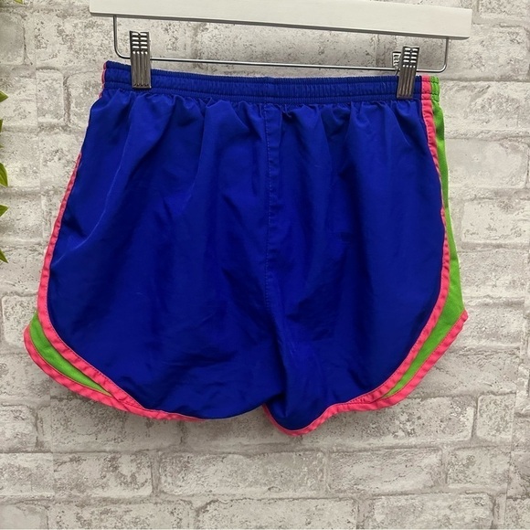 NIKE dri-fit running shorts women’s size small blue green pink - Picture 5 of 5